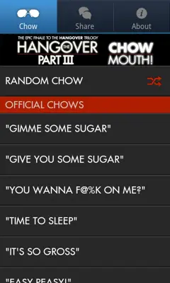 The Hangover android App screenshot 2